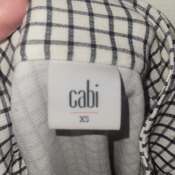Cabi Windowpane Plaid Jacket with Shoulder Pads - Picture 12 of 16